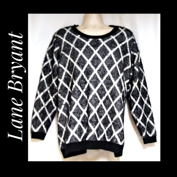 Lane Bryant Sweater Size 26/28 Harlequin NWOT's